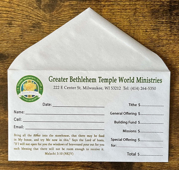 GREATER BETHLEHEM TEMPLE WORD MINISTRIES