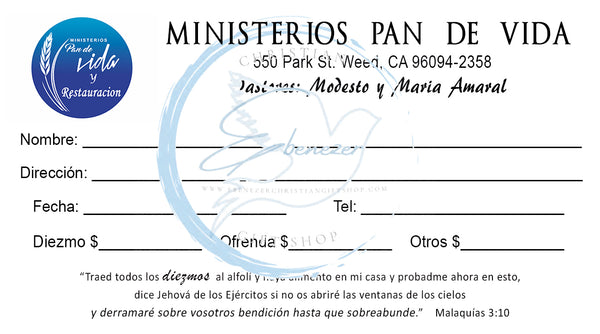 MINISTERIOS PAN DE VIDA