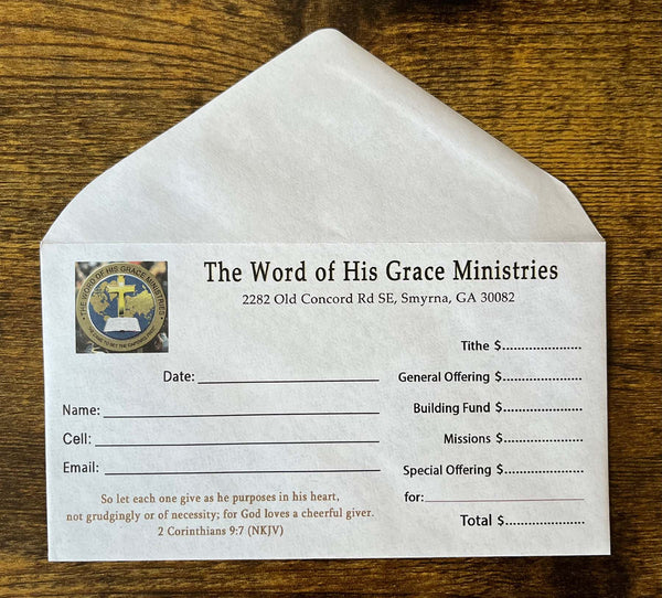 THE WORD OF HIS GRACE MINISTRIES